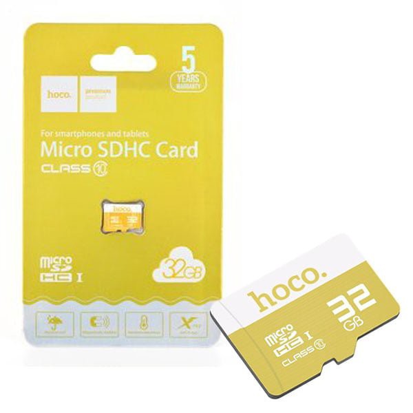 Thẻ nhớ microSD 32GB Hoco Class 10  Chất lượng tốt-Tốc độ cao-Bền bì thích hợp Camera ip-Điện Thoại-Loa nhạc-Sp Kinh tế