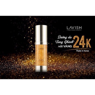 SERUM VÀNG 24k DƯỠNG TRẮNG DA VÀ THẢI ĐỘC TỐ LAVISH
