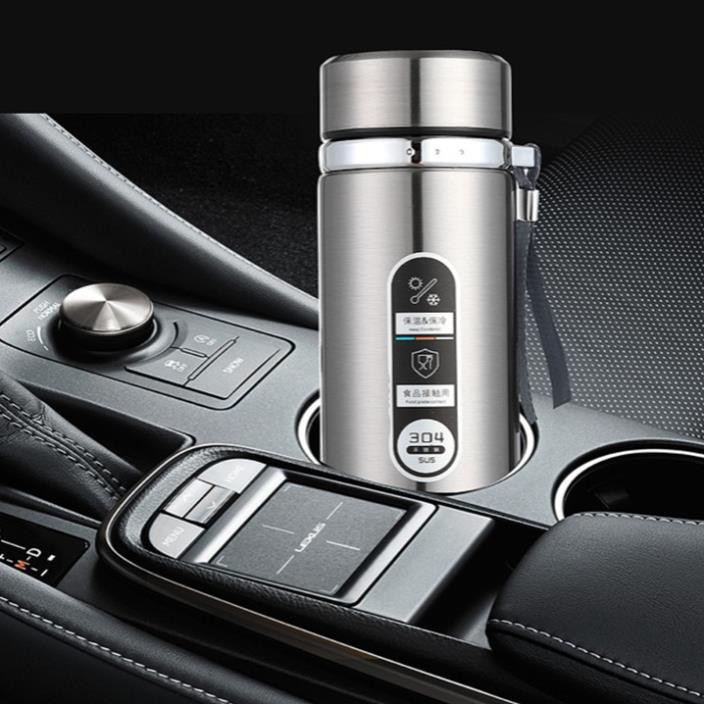 Bình nước giữ nhiệt inox304 dung tích 1000ml,thiết kế 3 màu, bình giữ nhiệt có quai xách lạnh 2 lớp