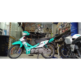 Tem Trùm Sirius mẫu petronas màu xanh trắng đen
