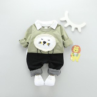 Bộ Quần Áo Thu Đông Cho Bé - Còn màu xanh ảnh cuối cùng