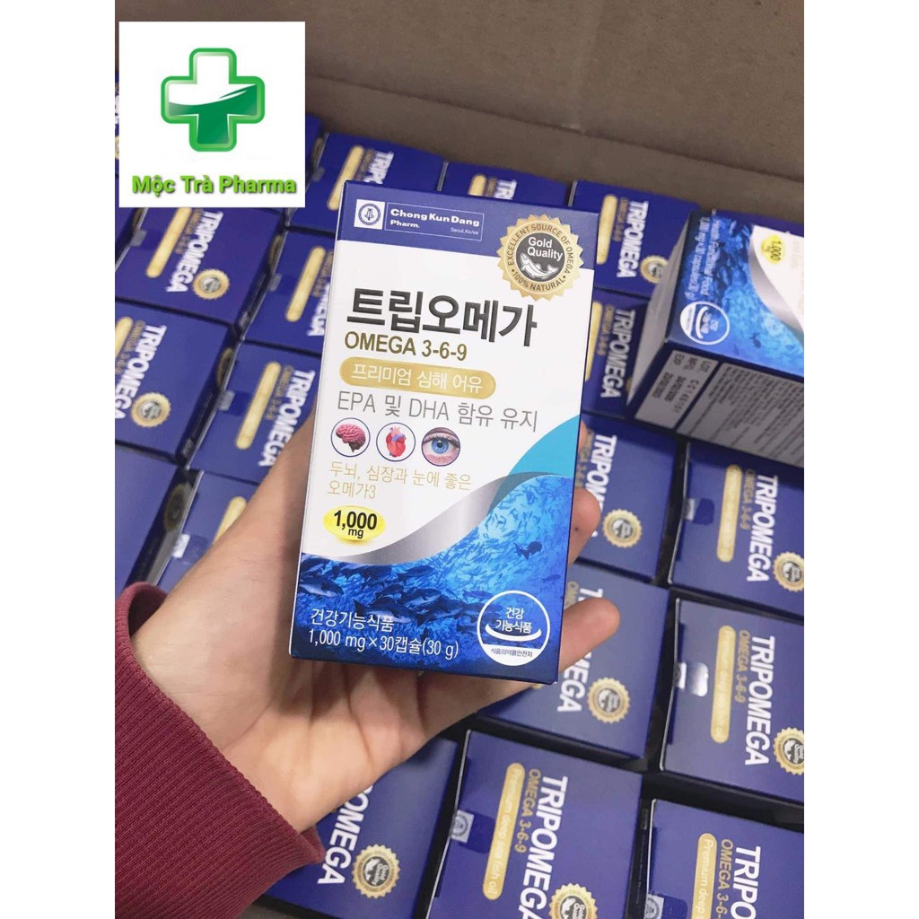 (Nhập khẩu Hàn Quốc)TRIPLE OMEGA 3 6 9 – BỔ MẮT, BỔ NÃO, BỔ TIM MẠCH