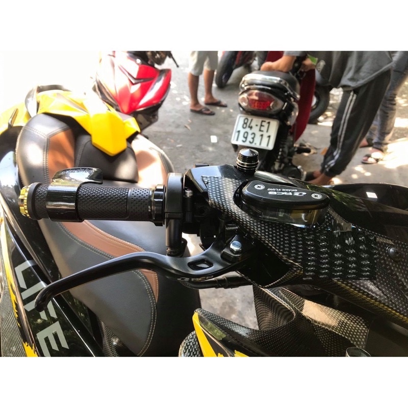 Cùm tay phanh - Tay côn RCB 14mm bình dầu liền chính hãng RCB lắp mọi loại xe