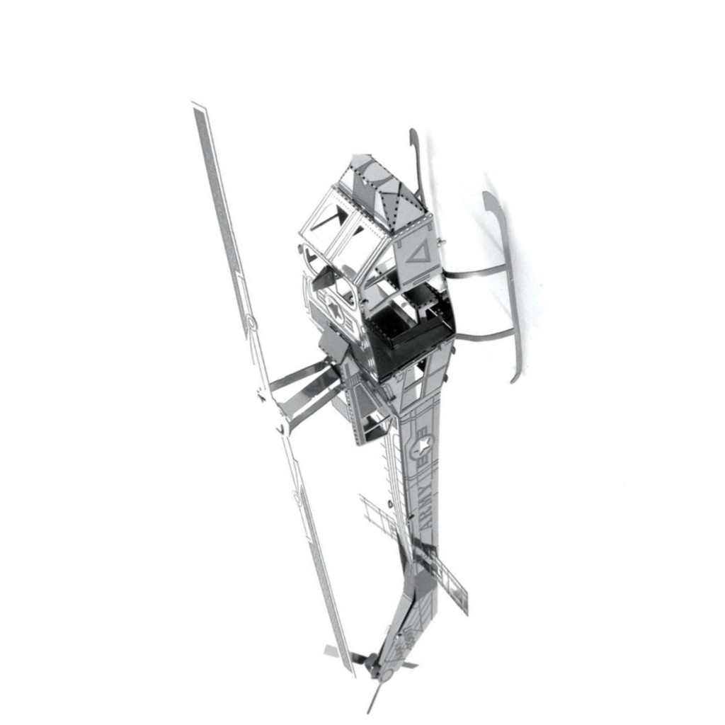 Đồ chơi lắp ghép mô hình 3D bằng thép Máy bay huey helicopter 46 -DC2154(46)