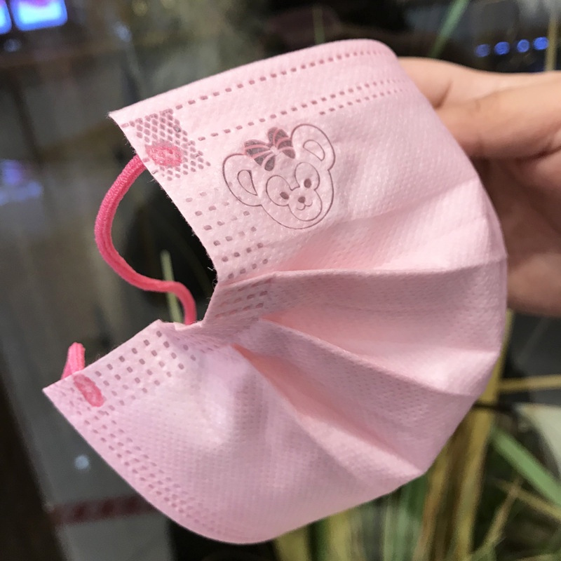 Set 50/ 100/ 200 khẩu trang 3 lớp màu hồng dùng một lần thời trang