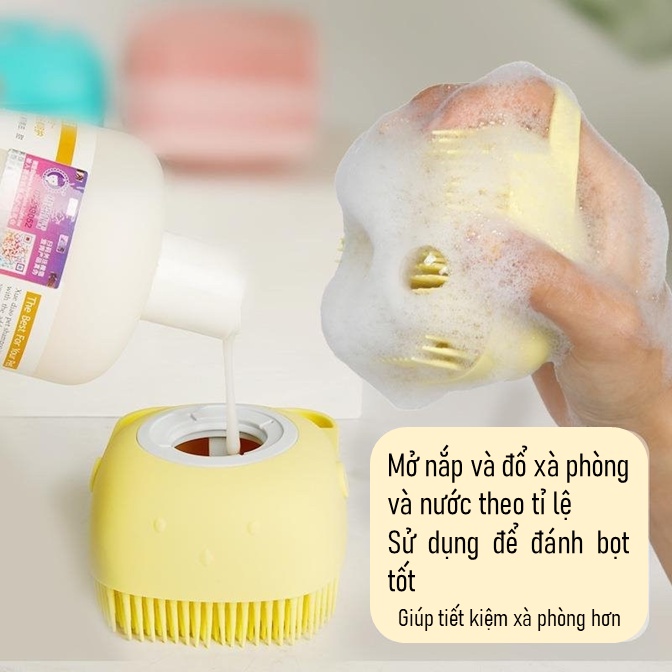 Cọ tắm massage làm sạch bụi bẩn tẩy da chết toàn thân tiện lợi