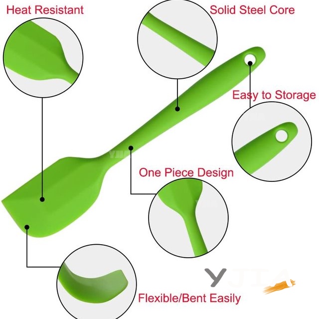 Xẻng làm bánh bằng silicone chống dính cách nhiệt tiện dụng