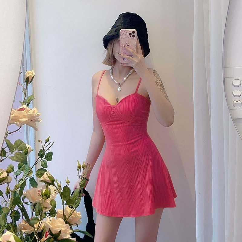 Đầm body thun dệt cao cấp form chữ a hàng loại 1 - 25 store