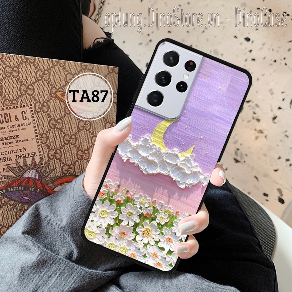 Ốp lưng Samsung S21 - S21 FE - S21 Plus - S21 Ultra - Ốp điện thoại Samsung in hình bầu trời mặt trăng vintage đơn giản.