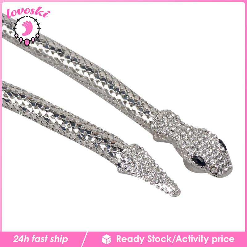 Thắt Lưng Dây Xích Hình Rắn Thời Trang Cho Nữ