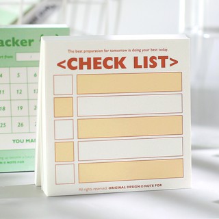 (GN013) Giấy note Note for ghi chú lịch ngày/tuần/checklist