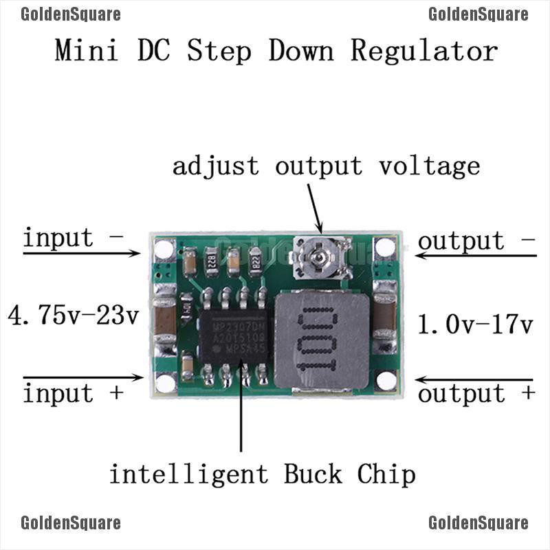 Mô Đun Hạ Áp DC-DC 3A Từ 5V-23V Xuống 3.3V 6V 9V 12V