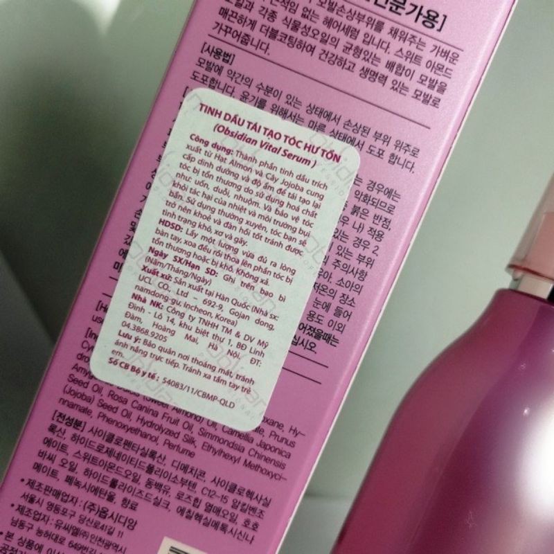 Tinh dầu tái tạo Obsidian 110ml