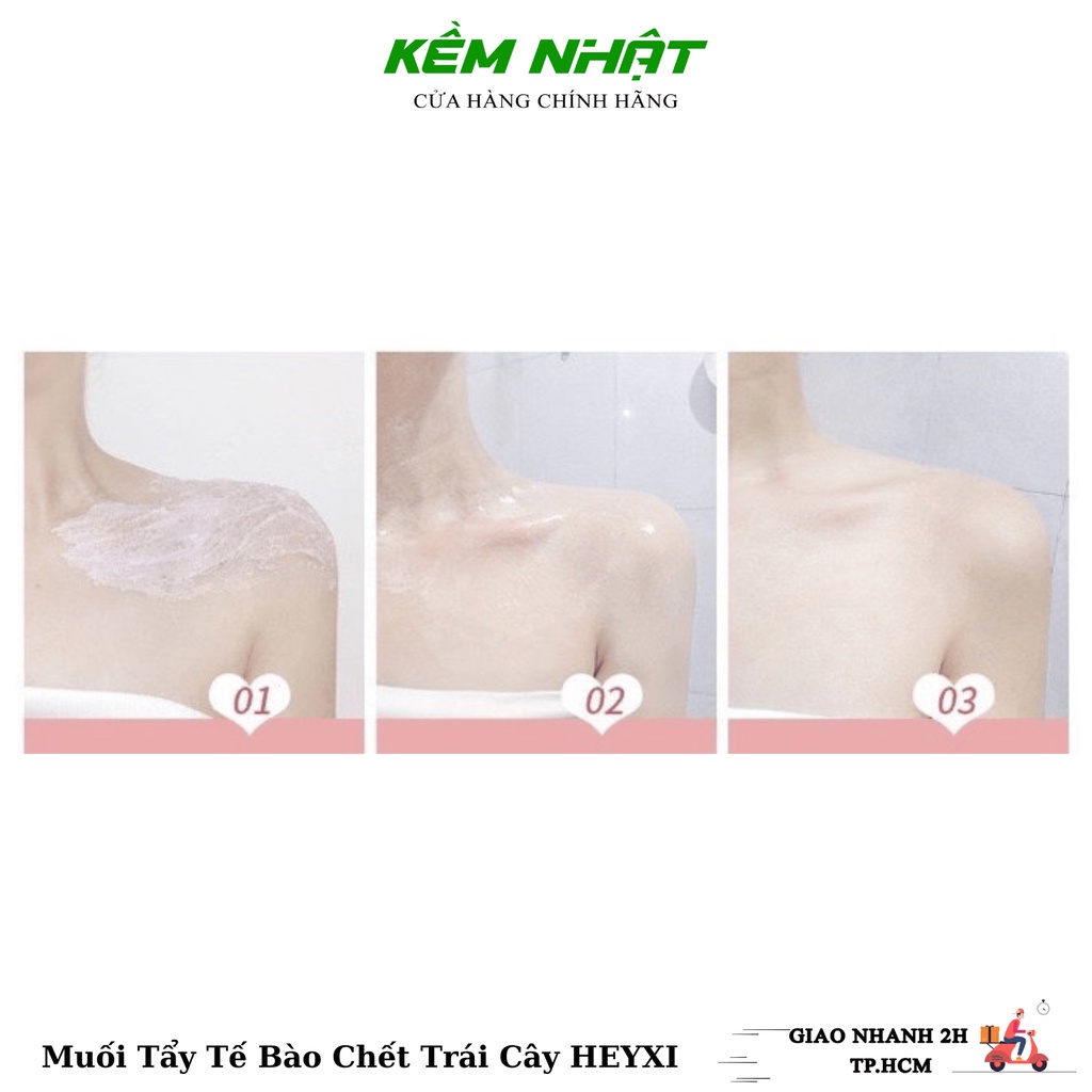 Muối Tẩy Tế Bào Chết Trái Cây HEYXI - Bath Salt