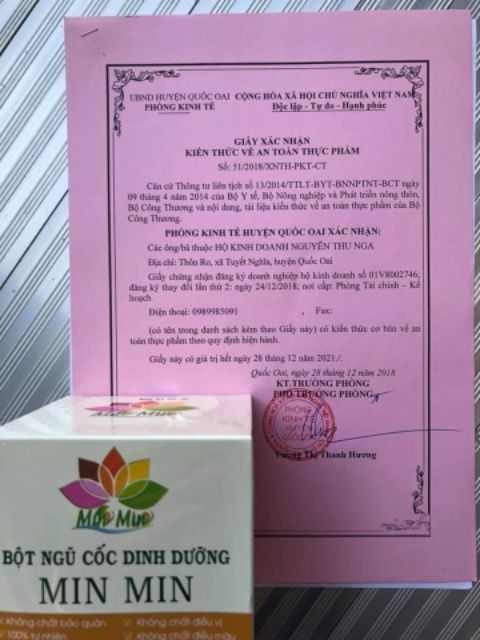 Ngũ Cốc dinh dưỡng Min Min, Ngũ Cốc lợi sữa Min Min chế biến từ 18 loại hạt (hộp 0.5kg) | BigBuy360 - bigbuy360.vn