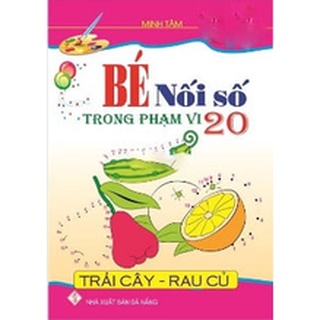 Sách trái cây, rau củ-bé nối số trong phạm vi 20