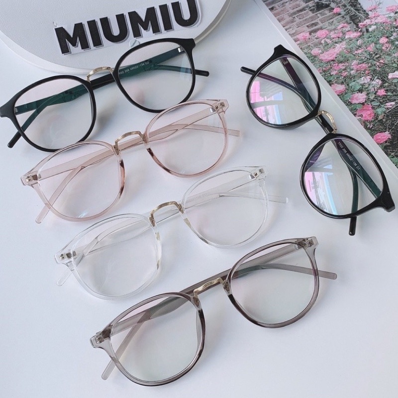 Gọng kính tròn nam nữ chất liệu nhựa dẻo nhiều màu thời trang Jolie eyewear 209- Lắp tròng cận