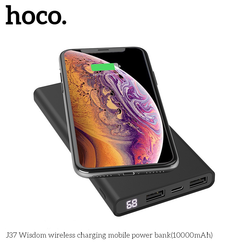 Sạc Dự Phòng không dây Hoco J37 - 10.000 mAh,BH 1 năm