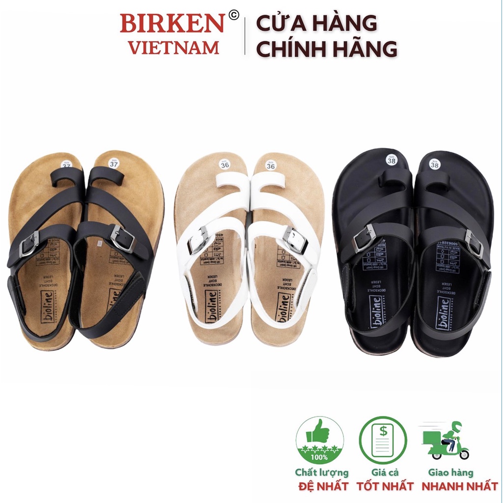 Dép unisex xuất khẩu Châu Âu dòng PU leather Mã D20 birken vietnam