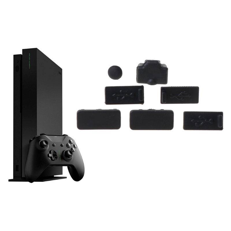 Set 7 nút chống bụi cổng USB HDMI cho máy chơi game Xbox One X