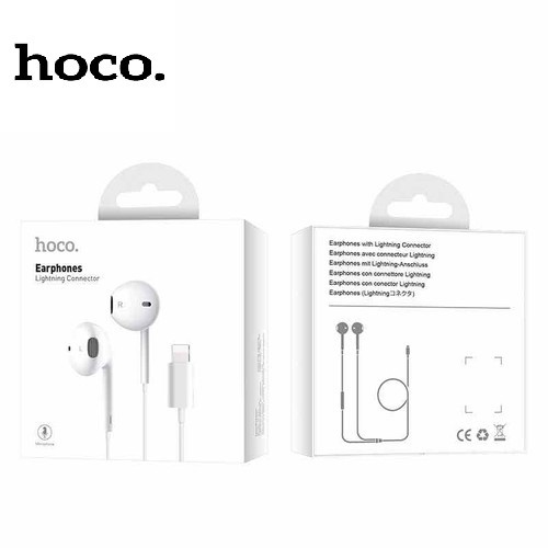 Tai nghe Hoco L9 đầu nối Lightning có điều khiển dây và hỗ trợ chức năng gọi dài 1.2M