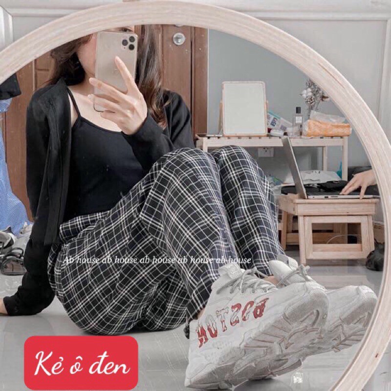 QUẦN KẺ XUÔNG RỘNG 0221