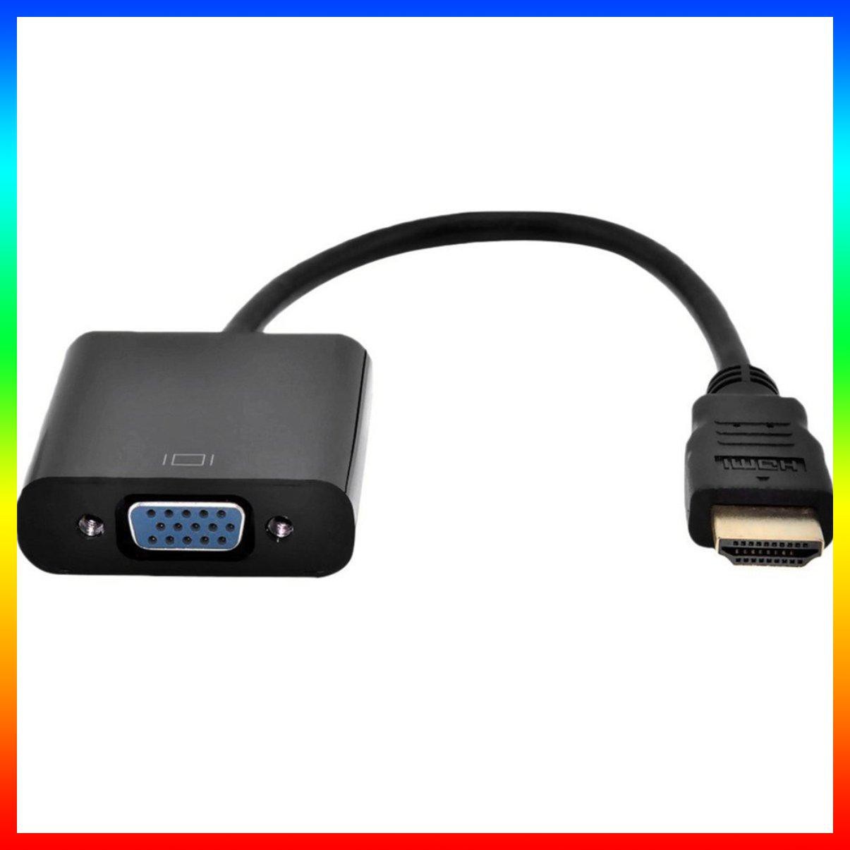 Cáp Chuyển Đổi Hdmi Sang Vga Full 1080p Cho Laptop Dvd