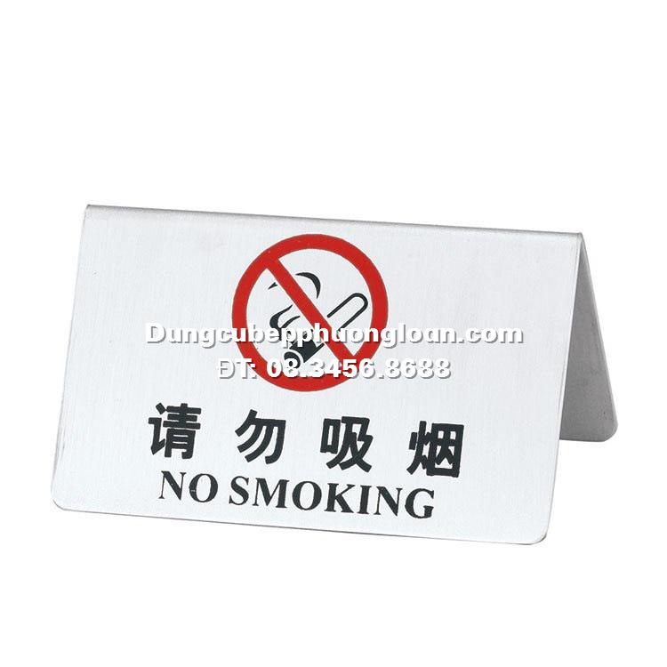Biển số bàn, đặt bàn, cấm hút thuốc, menu bằng Inox, hợp kim nhôm thích hợp cho nhà hàng, quán cà phê