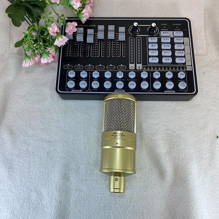 Combo micro thu âm AQTA AQ220 và sound card H9