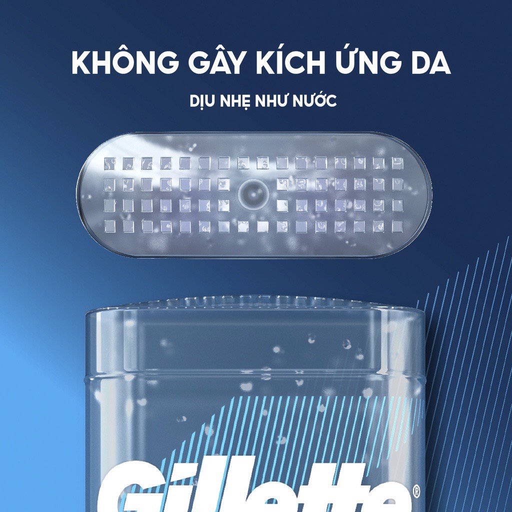 Lăn khử mùi nam Gel Gillette Cool Wave, Sport Ative, Arctic Ice 107g - Nhập Khẩu Mỹ