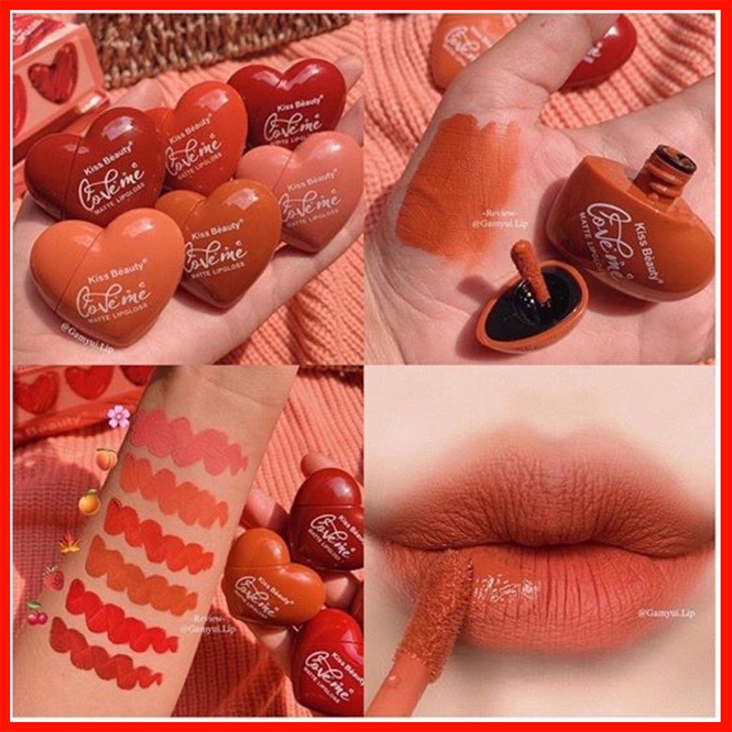 [HOT NEW] Son kem lì Kiss Beauty Cover Me chính hãng có sẵn