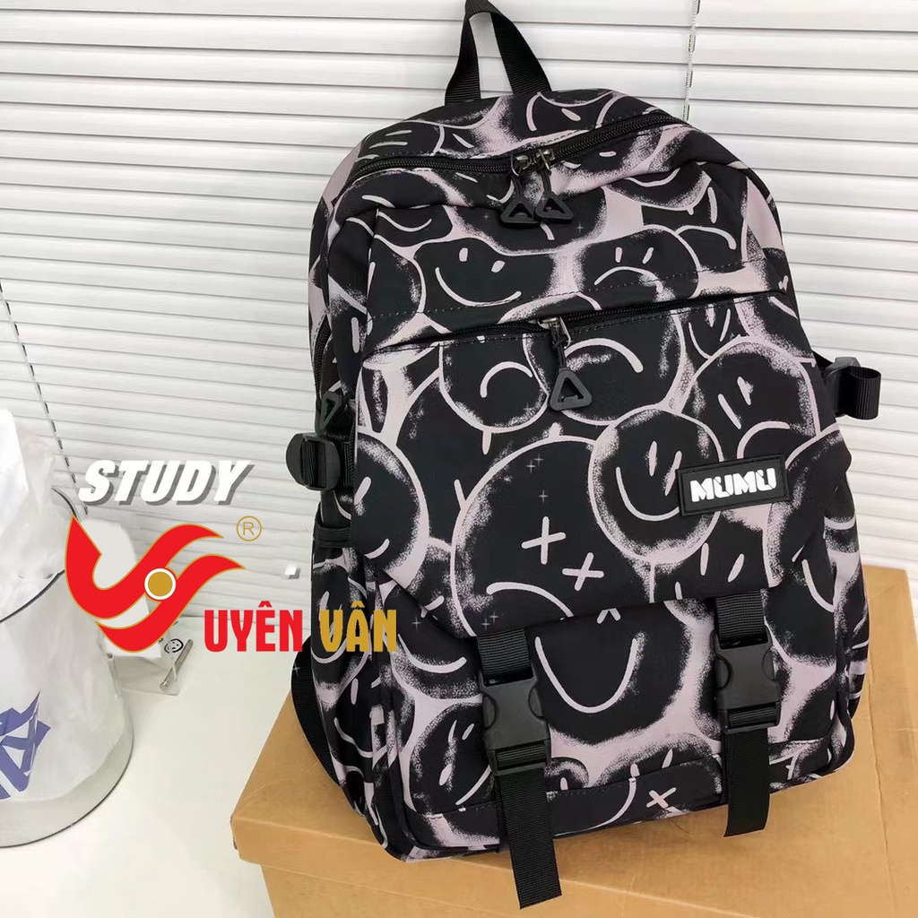Balo đi học unisex nam nữ cá tính đựng laptop 15.6 inch Y3212