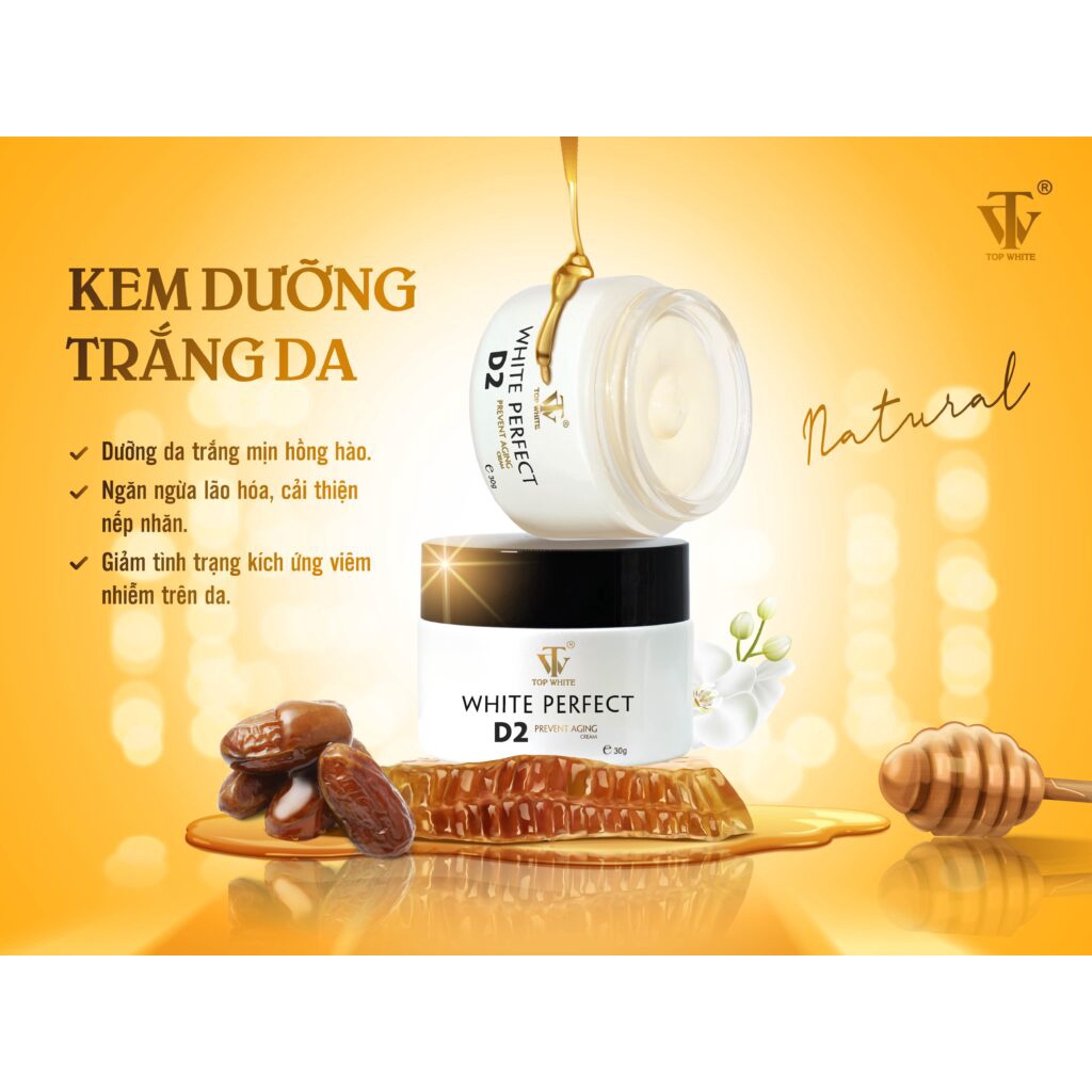 Kem Dưỡng Trắng Da Ban Đêm Topwhite White Perfect D2
