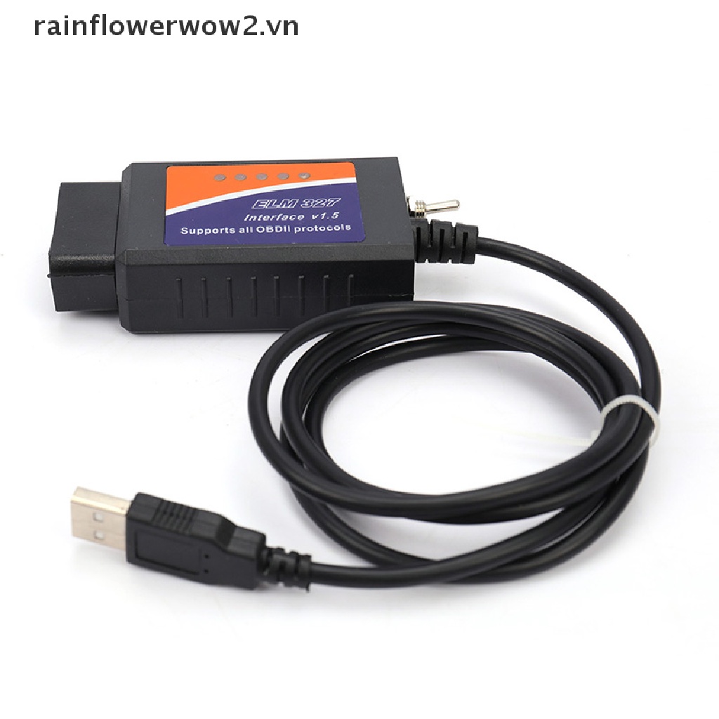 Phụ Kiện chip ELM327 USB V1.5 Cho Scan ELMconfig CH340 + 25K80 chip HS-CAN