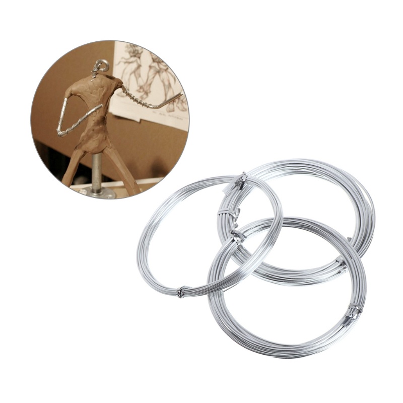 Khuôn Làm Trang Sức Bằng Dây Nhôm Dài 5m 1mm 1.5mm 2mm