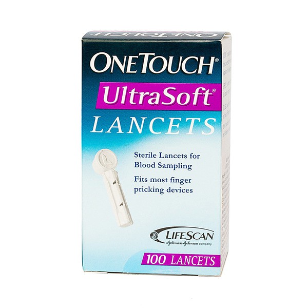 Kim chích máu OneTouch Ultra Trasoft 100 IFD - Thiết kế đầu vát kim cương, giảm đau, lấy máu dễ dàng, an toàn - Bsviet