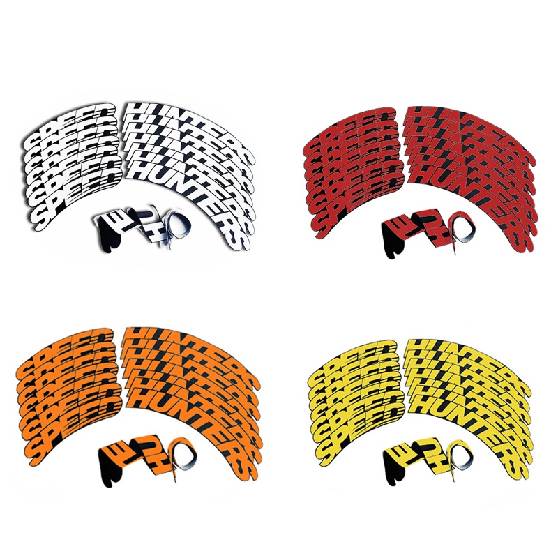 Miếng Dán Phản Quang Họa Tiết Speed Hunters Độc Đáo Trang Trí Xe Scooter DIY