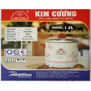 Nồi cơm điện Kim Cương 1.2L nắp rời