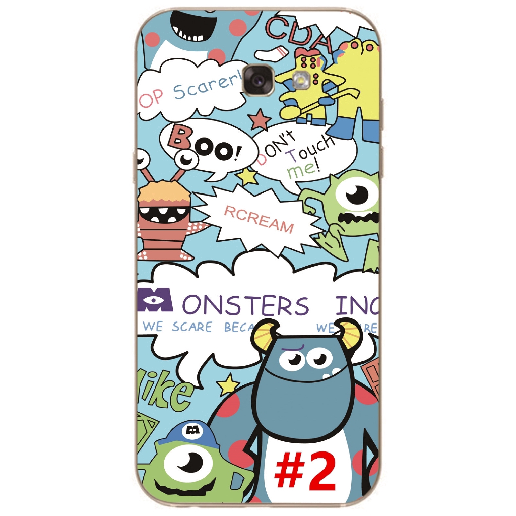 Ốp lưng TPU mềm hình quái vật cho Samsung Galaxy A7/A5/A3 2017 /A720/A520/A320 | BigBuy360 - bigbuy360.vn