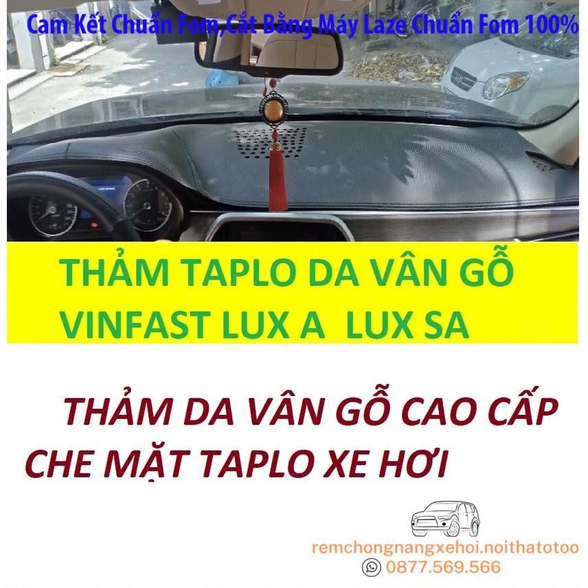 THAM TAPLO DA VÂN VINFAST LUX LUX SA THẢM TRẢI LÓT TAPLO CAO CẤP 3 LỚP CHỐNG TRƯỢT CHỊU NHIỆT XE HƠI BAO HÀI LÒNG