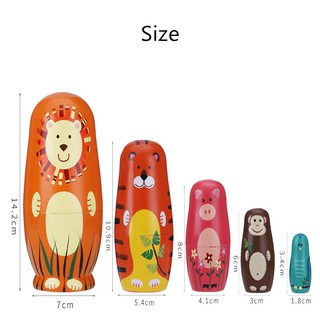 Set 5 Đồ Chơi Búp Bê Gỗ Đáng Yêu