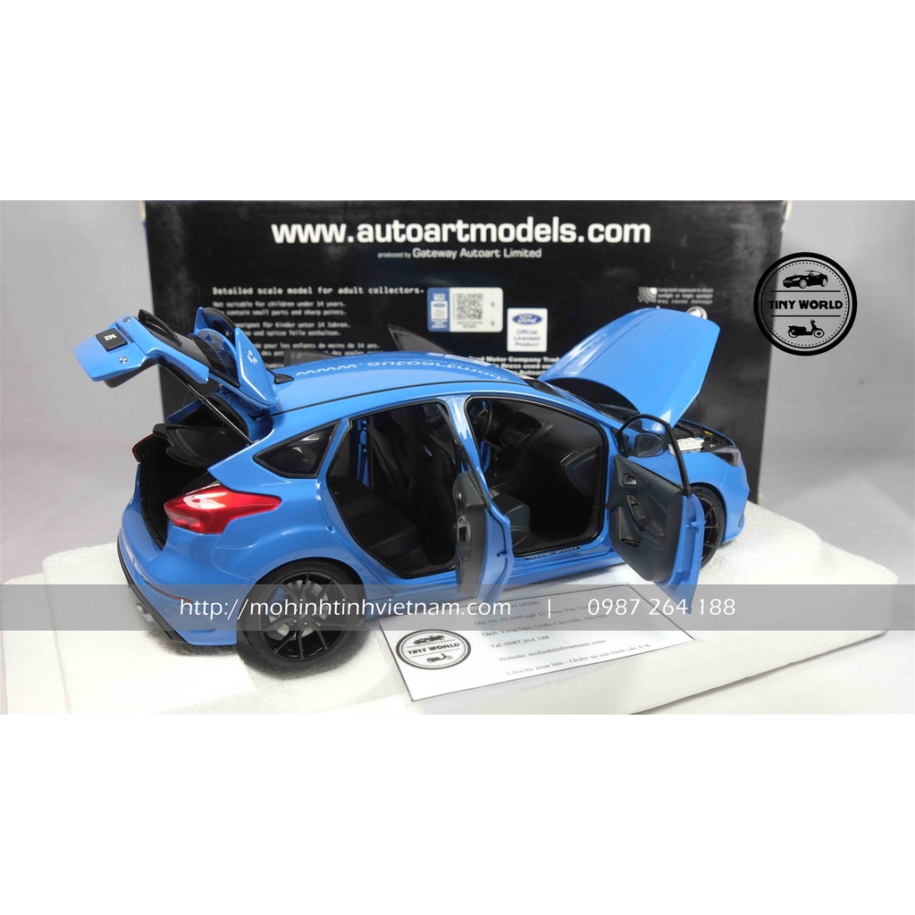 Mô hình xe ô tô Ford Focus Rs 2016  1:18 Autoart