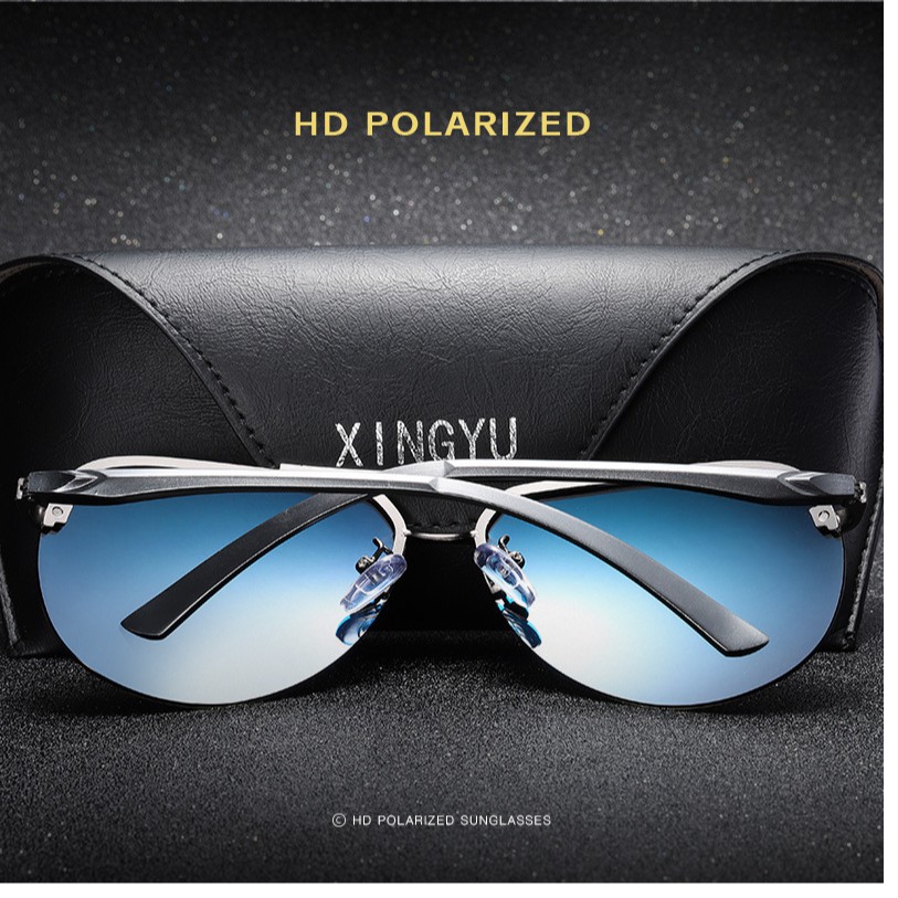 Kính Râm Kính Mát Phân Cực 2022 Thời Trang Gọng Nhôm Magie Cho Nam Nữ Chống Tia UV400