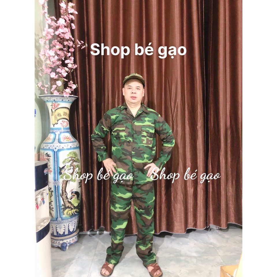 Mua Quần áo Bảo Hộ Lao Động , Bộ Bảo Hộ Lao Động Màu Rằn Ri Vải Kaki ...
