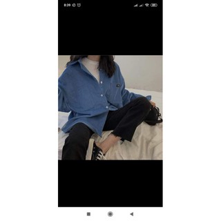 Sơ mi nhung ulzzang