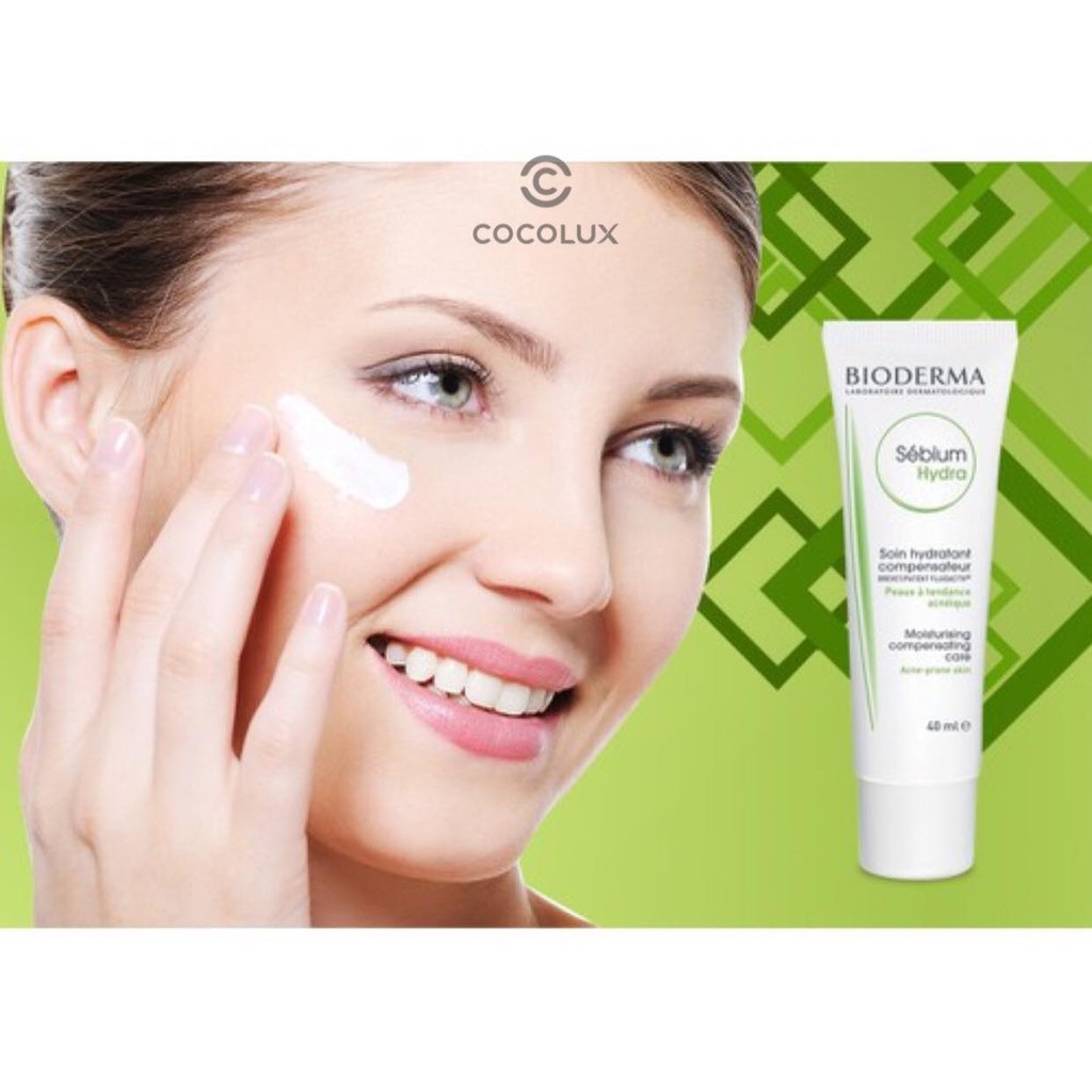 [Công Ty,Tem Phụ] Kem Dưỡng Ẩm Cho Da Khô, Mụn Bioderma Sébium Hydra -[COCOLUX]