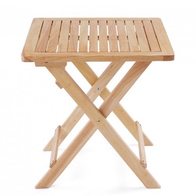 Bàn Xếp cafe Gỗ Cao Su Ghép