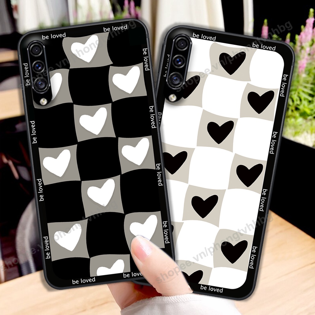 Ốp lưng Samsung A30s / A50 / A50s / A70 in mẫu trái tim caro, chuột mikey thể thao cực đẹp cute