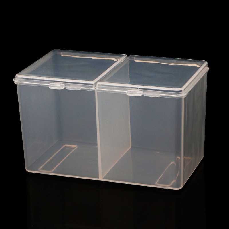 Hộp đựng bông trang điểm giấy tẩy trang đá làm móng tiện dụng