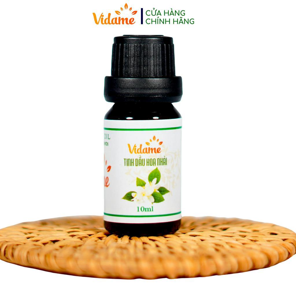 COMBO 2 LỌ 10ML _ Tình Dầu Hoa Nhài VIDAME - Hàng Chính Hãng, Nhập Khẩu Ấn, Hương thơm xông phòng dịu nhẹ, thư giãn